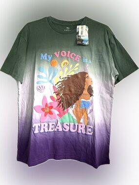 Disney X BoxLunch Exclusive The Little Mermaid Voice Women's T-Shirt Size Small